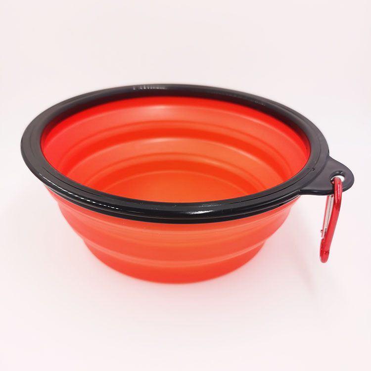 Suministro directo de fábrica Grande TPE plegable silicona Pet Bowl perro tazón agua potable portátil suministros para mascotas al por mayor