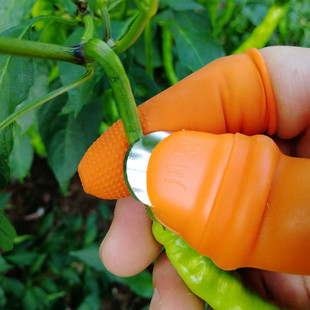 Iron nail cover bean picking artifact picker fruit picking artifact thumb knife vegetables special pepper picker