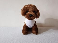 New solid color dog vest t-shirt for small dogs, suitable for Teacup Pomeranian, thin white version, DIY sleeveless summer clothing