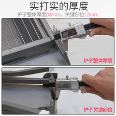 Butterfly barbecue grill, outdoor folding portable barbecue grill, outdoor household barbecue skewers rack, sitting barbecue