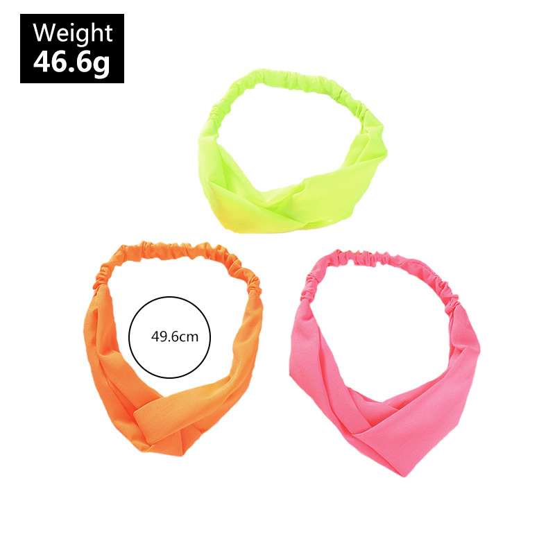 Korean Simple New Wild Cross Hairband Set display picture 2