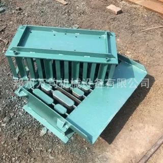 空心水泥免烧砖机模具 植草砖河道护坡砖模具 4-35制砖机配套模具