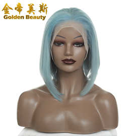 真人短直发bob13X6 Hair Straight BoB WIG蕾丝时尚波波头套爆款