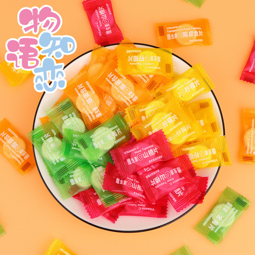 Internet-famous snack: Vitamin C & Tangerine Peel Lozenges—Bulk, Individually Wrapped, Multi-Flavor Office Treats Available for Wholesale