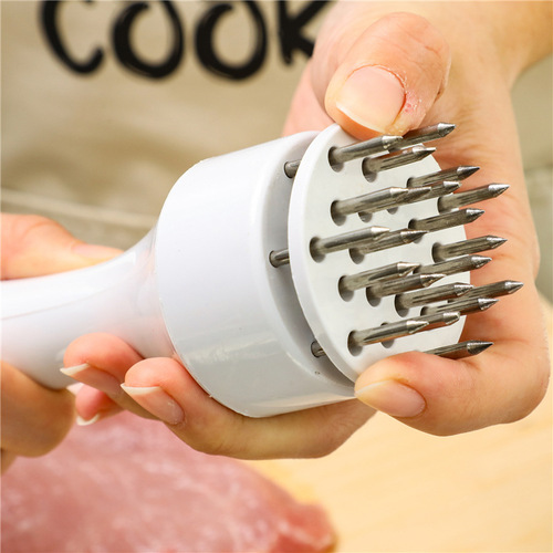 Household meat tenderizer needle, pork chop, chicken chop, chicken wings, loose meat needle, meat hammer, stainless steel steak hole punch, pig skin insert