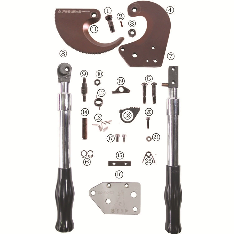 Cable pliers, scissors