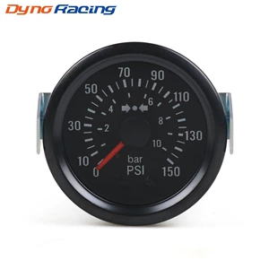 2 düym 52MM mexaniki hava təzyiqölçəni, bar/psi ikili şkala displey