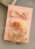 Brand children's hairgrip with bow, headband, hair accessory, gift box, European style, Korean style