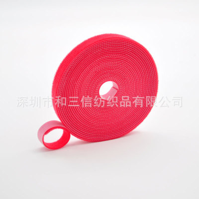 Gancho de espalda a espalda, encuadernación de velcro autoadhesiva todo en uno con almacenamiento de cables, cinturón de gestión de cables de computadora, se puede pelar en el mismo cuerpo