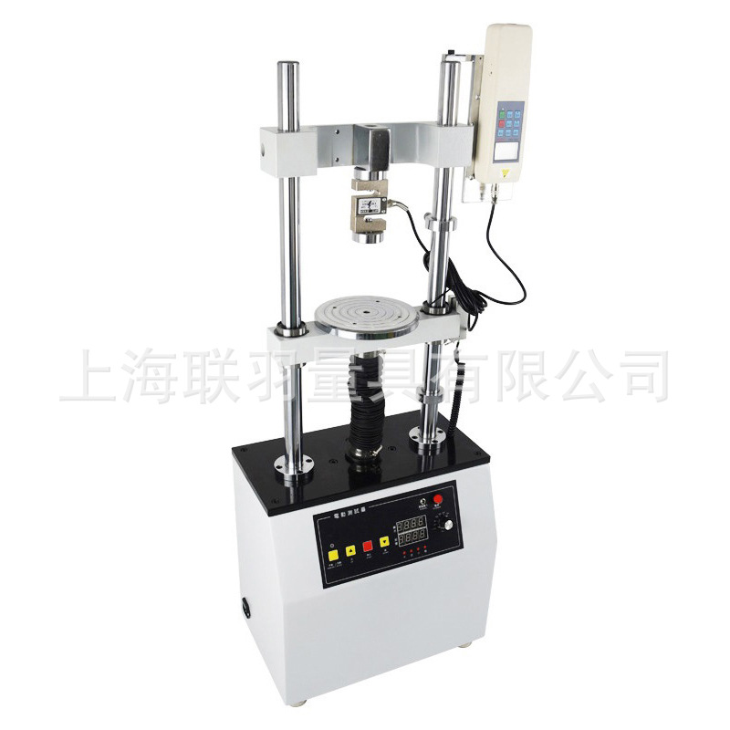 上海电动立式双柱测试台头盔压力测试仪DEV-5000加高拉力试验机