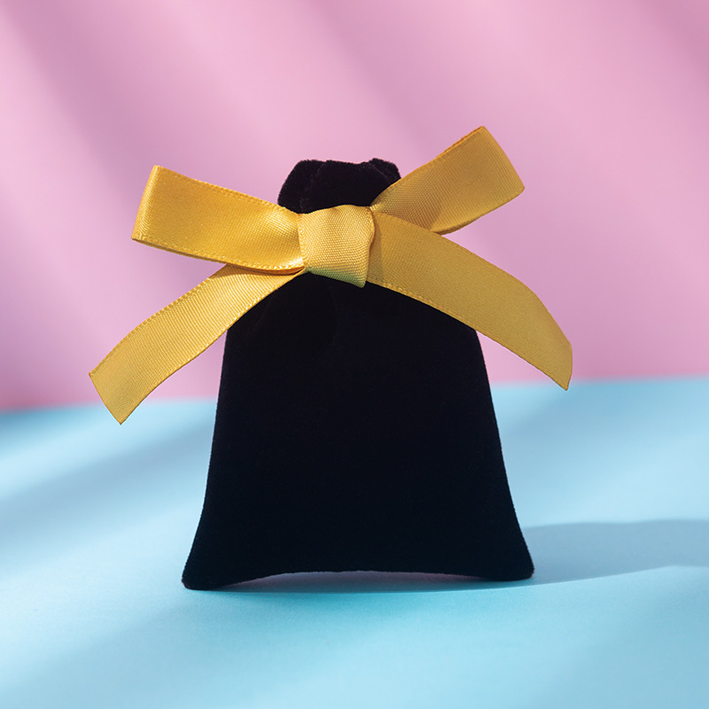 Bolsitas de terciopelo con cordón para joyas o regalos, personalizables con LOGO, ideales para empaques y obsequios