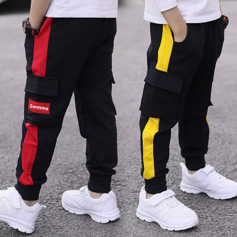 Boys pants 2020 new pattern children trousers Spring and autumn payment boy Easy Overalls CUHK leisure time Sports pants