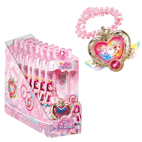 New Fairy Dream Magic Necklace with Rainbow Lights Magic Sound Magic Wand Girl Accessory Glowing Toy