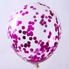 Transparent golden nail sequins, balloon, decorations, evening dress, layout, internet celebrity