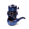 Stone mill Lazy man Tea makers fully automatic Tea Set ceramics household Kungfu Online Teapot teapot Lid