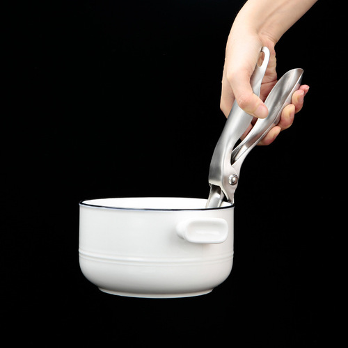 304 stainless steel bird-shaped silicone anti-scalding and anti-slip plate lifter Taishan food food clip kitchen gadgets