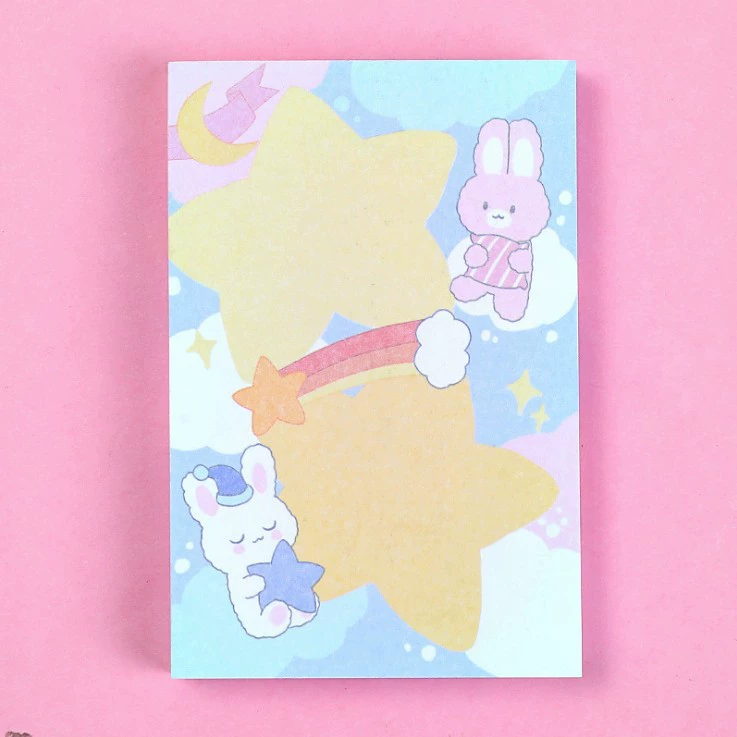 Cartoon note, sticker for students, internet celebrity, South Korea