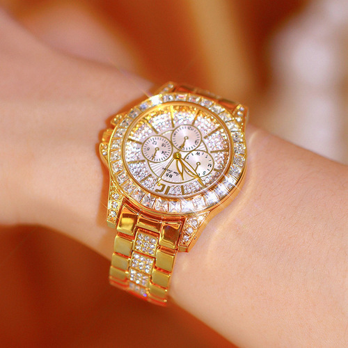 BS new hot-selling Southeast Asian watch manufacturer direct sales foreign trade full diamond luxury square diamond sparkling women's watch FA1158