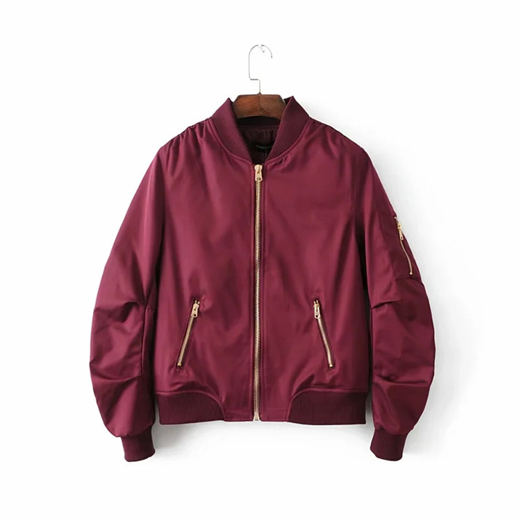 all-match leisure solid color jacket  NSLD15525