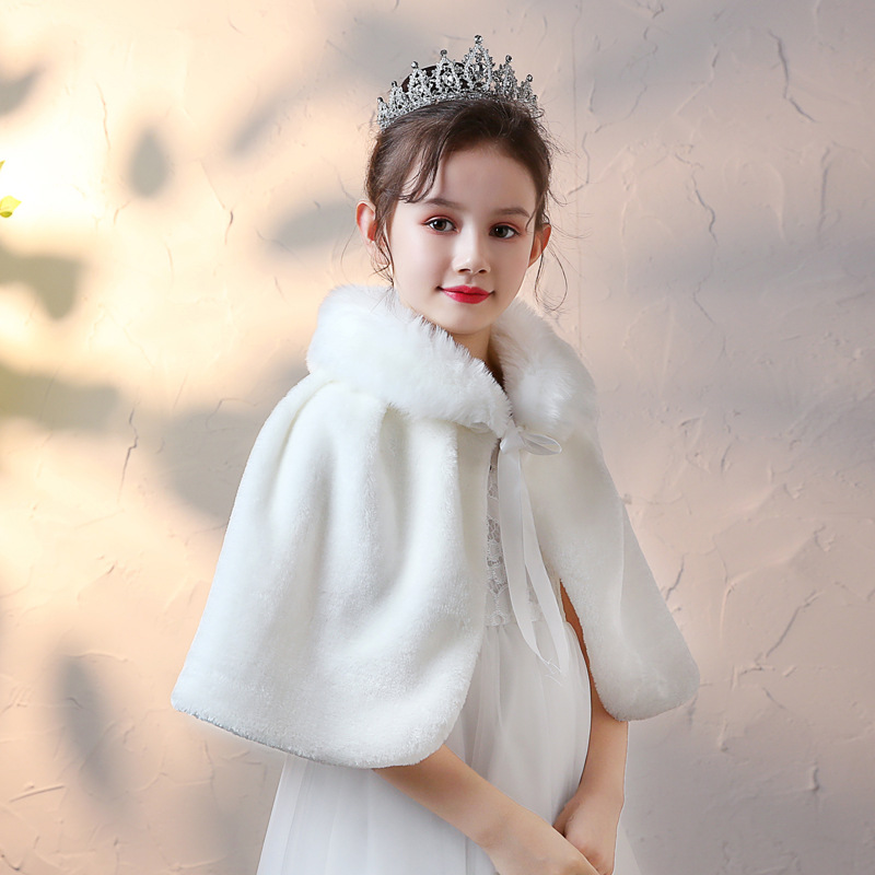 Baby Girl Coats Without Dress Kids Faux Fur Warm Short Jacket for Wedding Party Formal Girls Bolero Toddler Girl Outwear