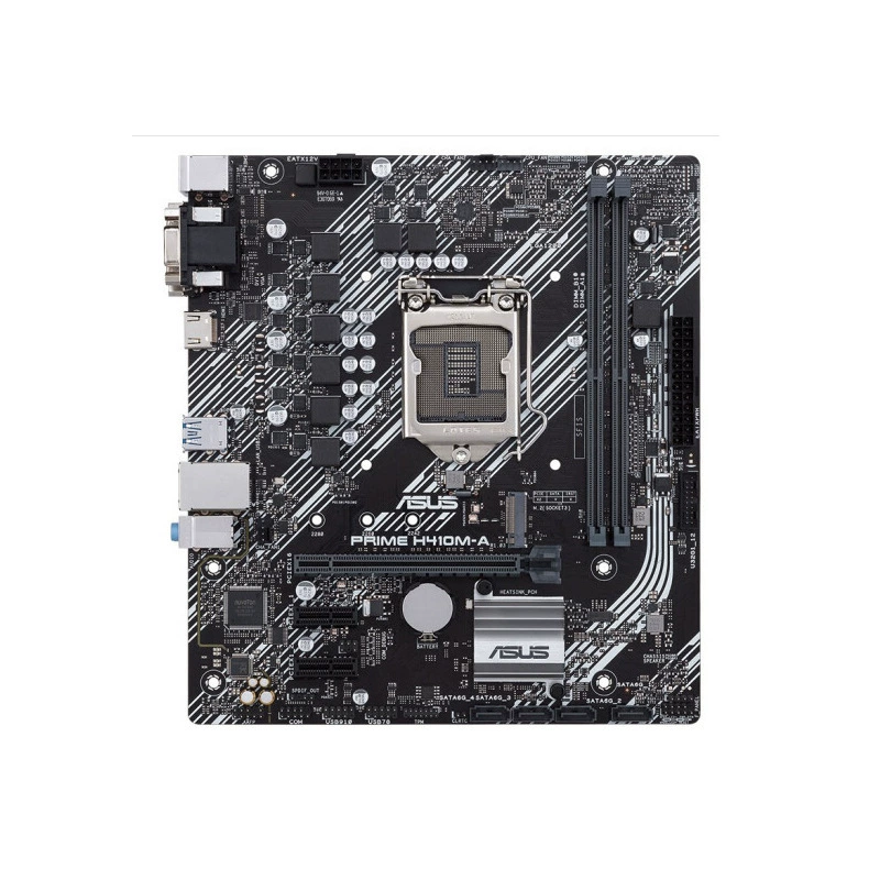 Hua-Shuo PRIME H410M-A игровая материнская плата совместима с процессорами Core 10‑го поколения, сокет 1200