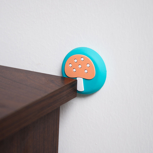 F407 door rear anti-collision pad household silicone thickened toilet seat silent pad cartoon wall door handle anti-collision pad