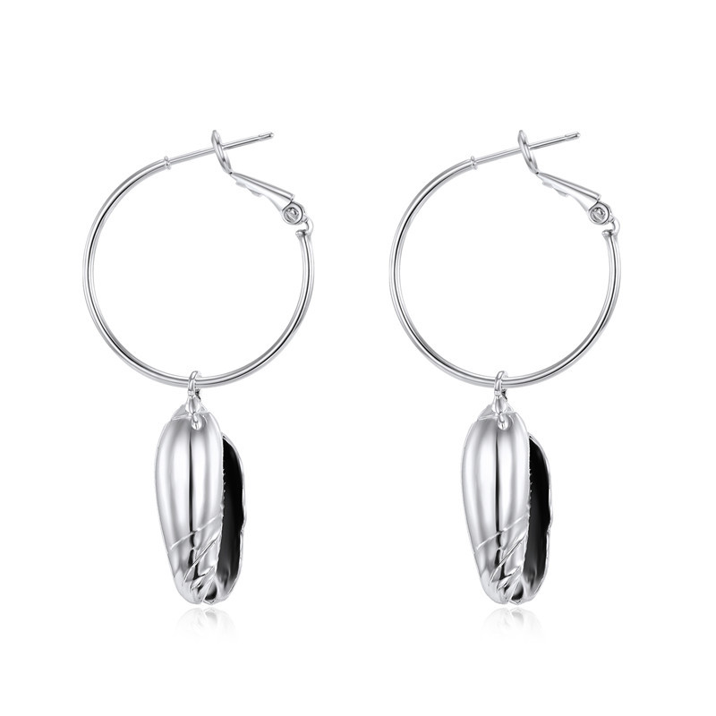 New Fashion Natural Shell Earrings Silver Shell Earrings Earrings Wholesale display picture 10