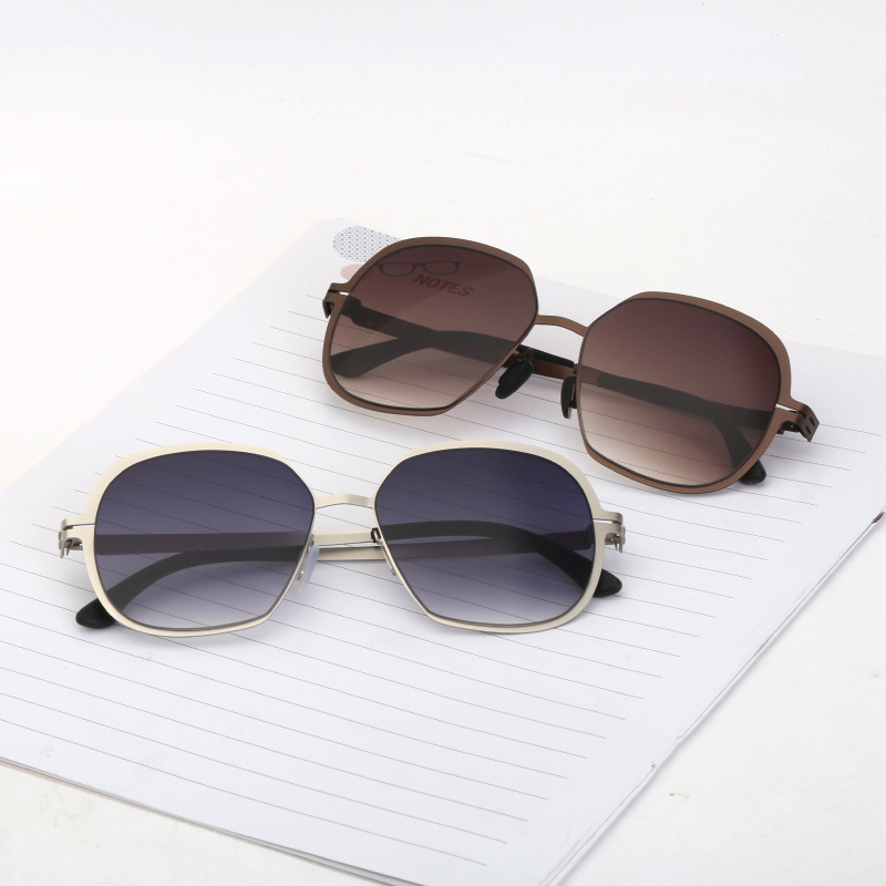 Women's Simple Style Geometric Pc Round Frame Sunglasses display picture 5