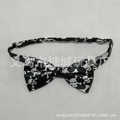 Halloween Ghost Festival pajarita Cosplay horror cráneo sangriento pajarita danza vampiro decoración props