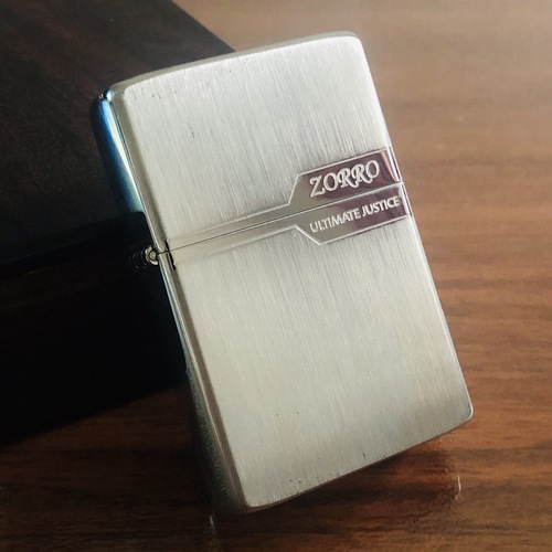 ZORRO Zorro Retro Windproof Kerosene Lighter Men's Gift Creative Zorro Label Brushed Bronze Gift
