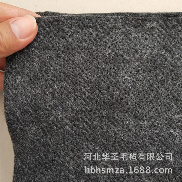 5mm针刺棉 吸水阻燃粘胶棉 包汽车座椅内饰黏胶针刺无纺布