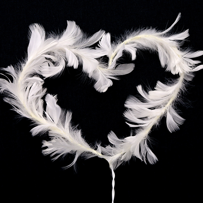 可变形羽毛插件蛋糕装饰摆件随意造型装饰品生日蛋糕场景装饰插牌