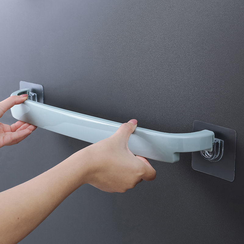 免打孔毛巾架单层壁挂式厨房卫生间毛巾杆卫浴挂件无痕毛巾架