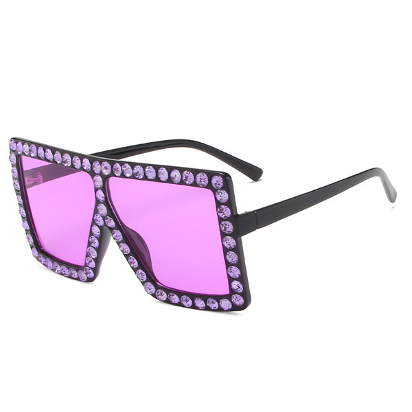 Brand fashionable neon retro sunglasses