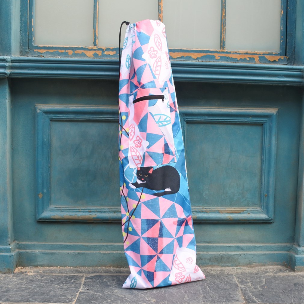 잎과 고양이 오리발 팩