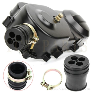 GY6-50 mühərrik yan qapağı sorucu boru toz borusu moped skuter GY6 80 aksesuarları 1P39QMG