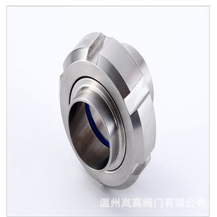 厂家直销 管道连接 卫生级圆螺纹活接头 304不锈钢材质 Φ25.4