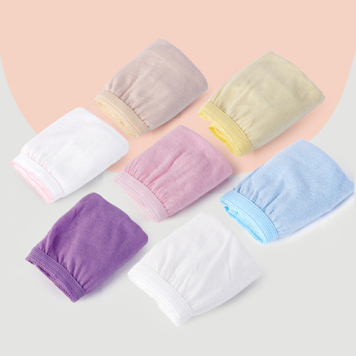 Disposable underwear pure cotton women's portable boxed seven-pack disposable underwear macaron color travel wash-free underwear