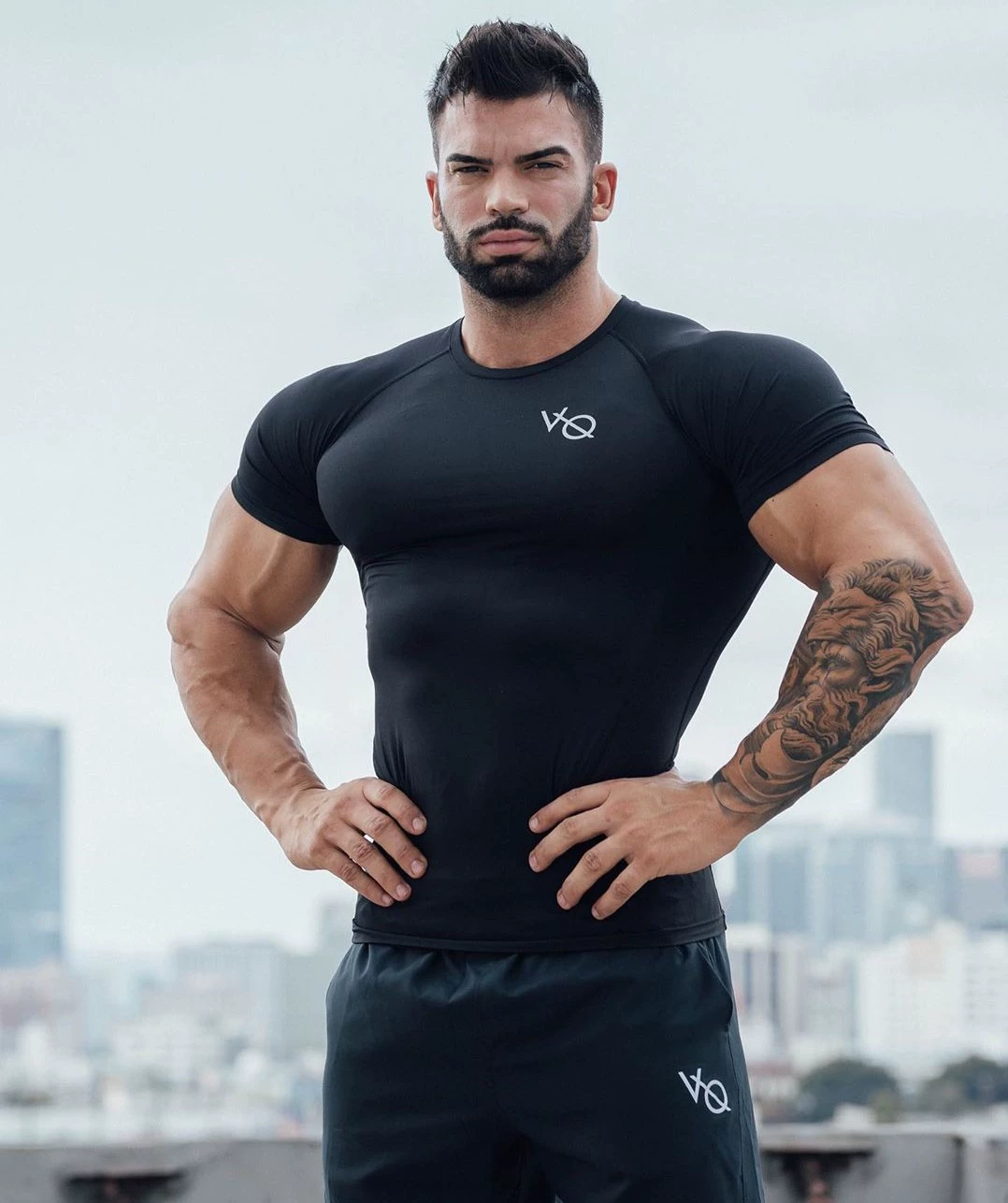 2020 Новая футболка для фитнеса Muscle Brothers с коротким рукавом, корсет с круглым вырезом, Мужская корректирующая одежда, корсет с коротким рукавом