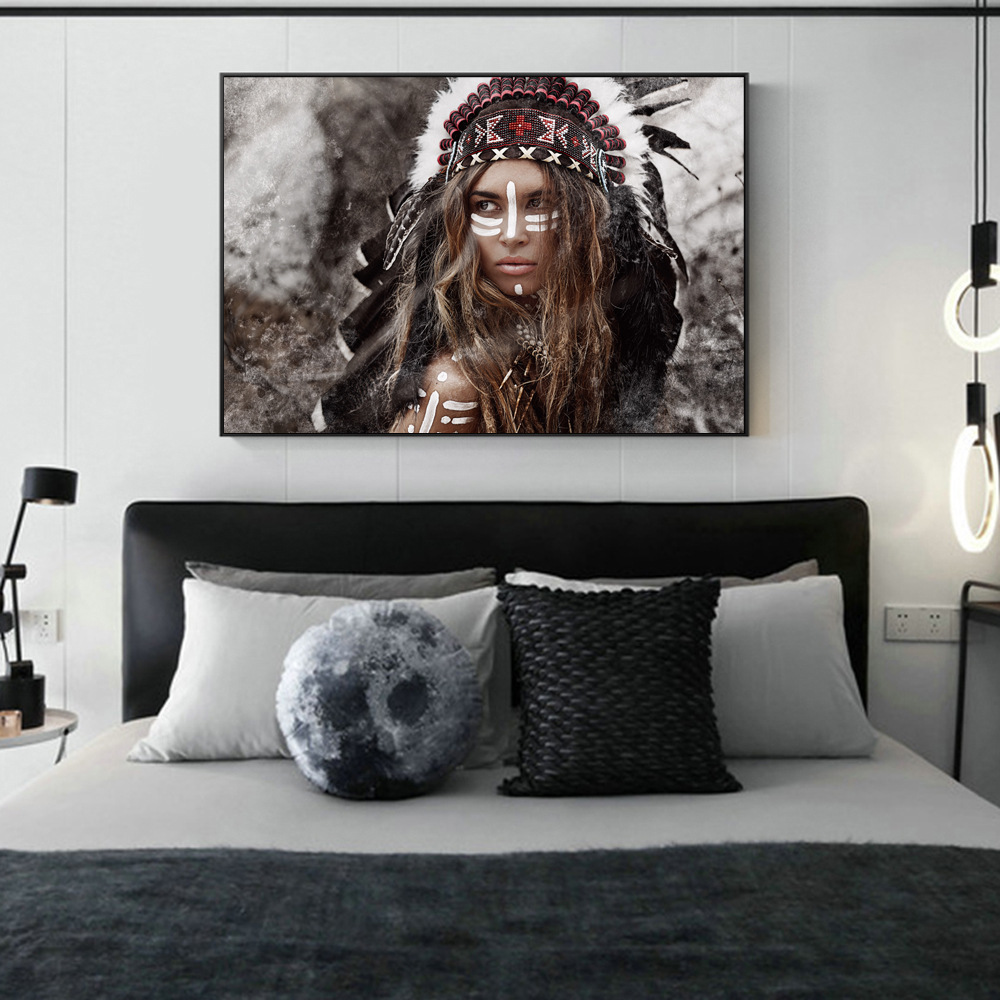 Indian-Pretty-Girl-Wall-Art-Ca