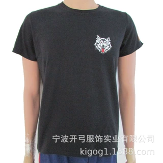 全棉简单直版圆领工作服t恤 厂服 现货广告衫文化衫批发来图印制