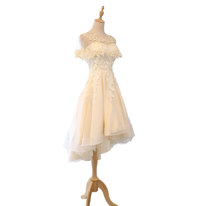 Vestido corto de dama de honor estilo hada, nuevo modelo 2026, moda de verano, estilo coreano, vestido de cóctel sin tirantes, vestido de fiesta para mujer.
