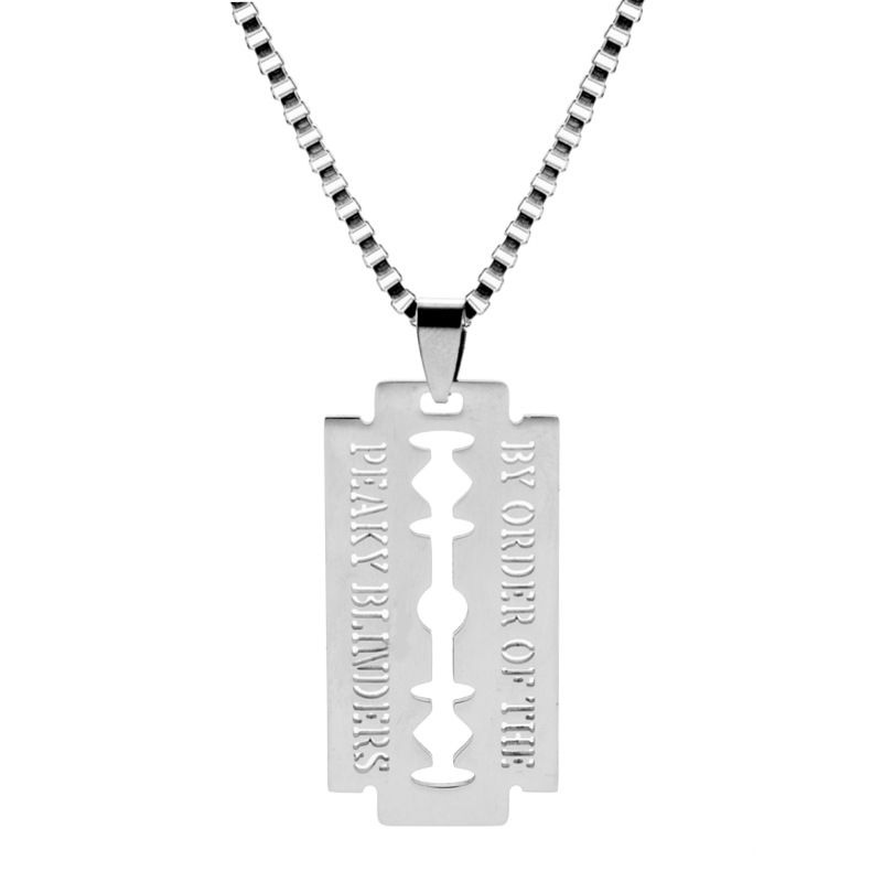 新款 By Order Of The Peaky Blinders浴血黑帮剃刀党刀片项链