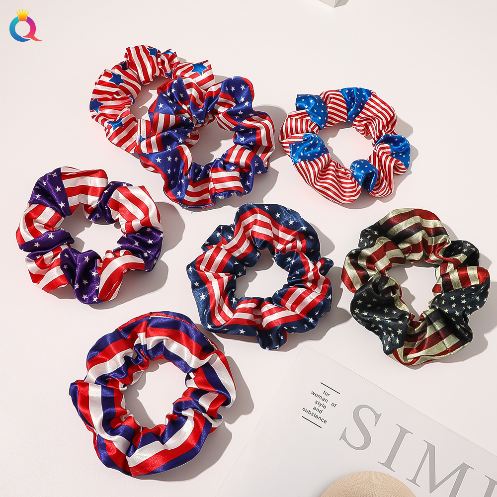 Fashion American Flag Cloth Printing Hair Tie 1 Piece display picture 4