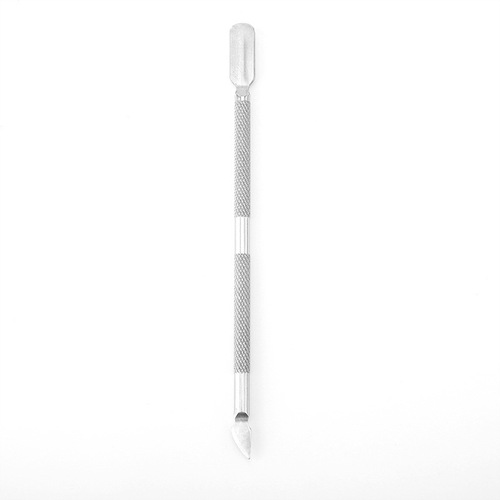 Steel nail remover, stainless steel dead skin pusher, double-headed nail polisher, removes dead skin, removes nail polish, glue, manicure tool
