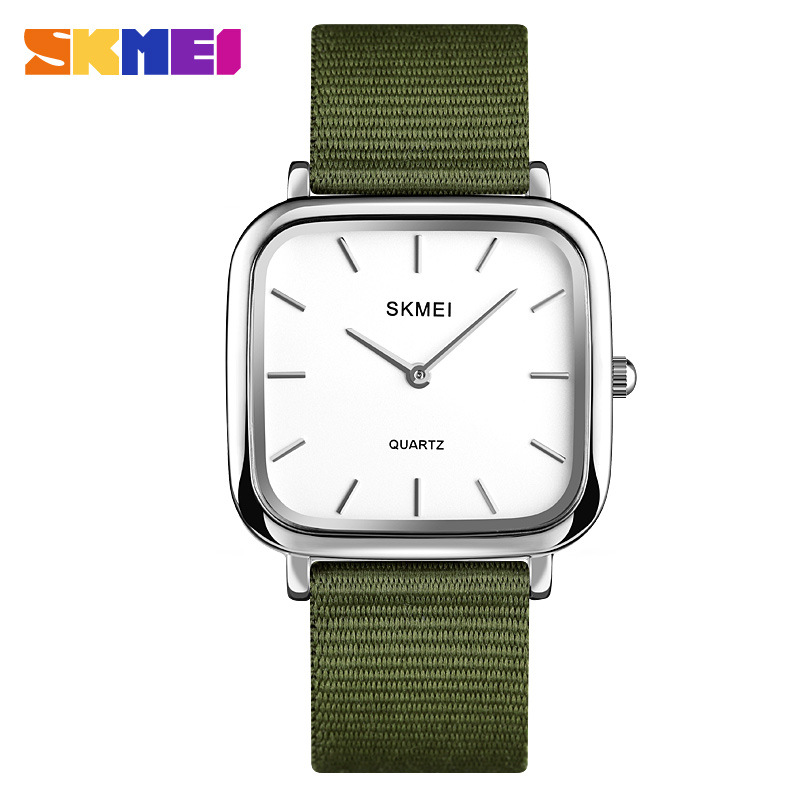 Skmei skmei mujer estudiante estilo coreano simple moda popular reloj mujer color tejido reloj de cuarzo 1555