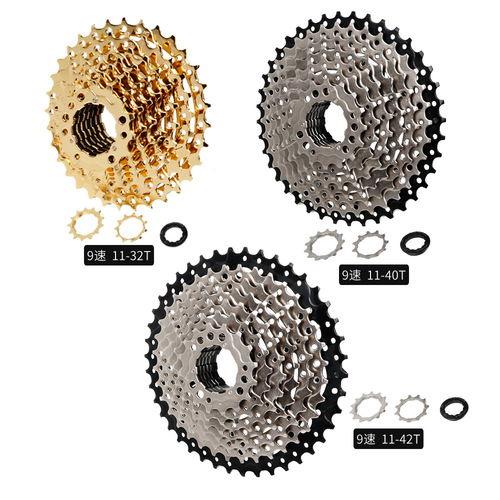 MEROCA Mountain Bike Cassette 8S 9/10/11/12-Speed Bicycle Sprocket Big Gear for Climbing Rear Gears
