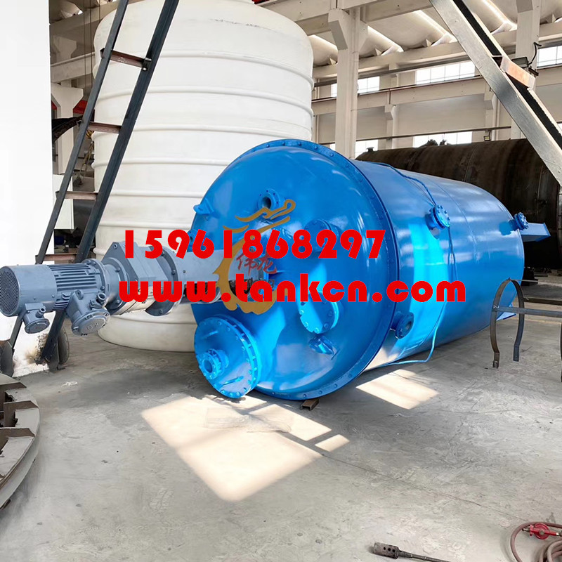 无锡防腐溶液储存罐搅拌罐　大型钢衬塑聚乙烯搅拌罐　化工容器