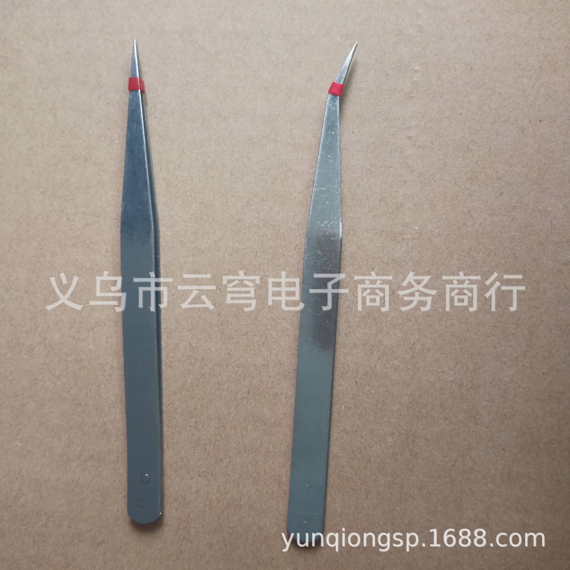 diy取钻 手工工具 不锈钢镊子直镊子 弯头镊子 手工取钻工具