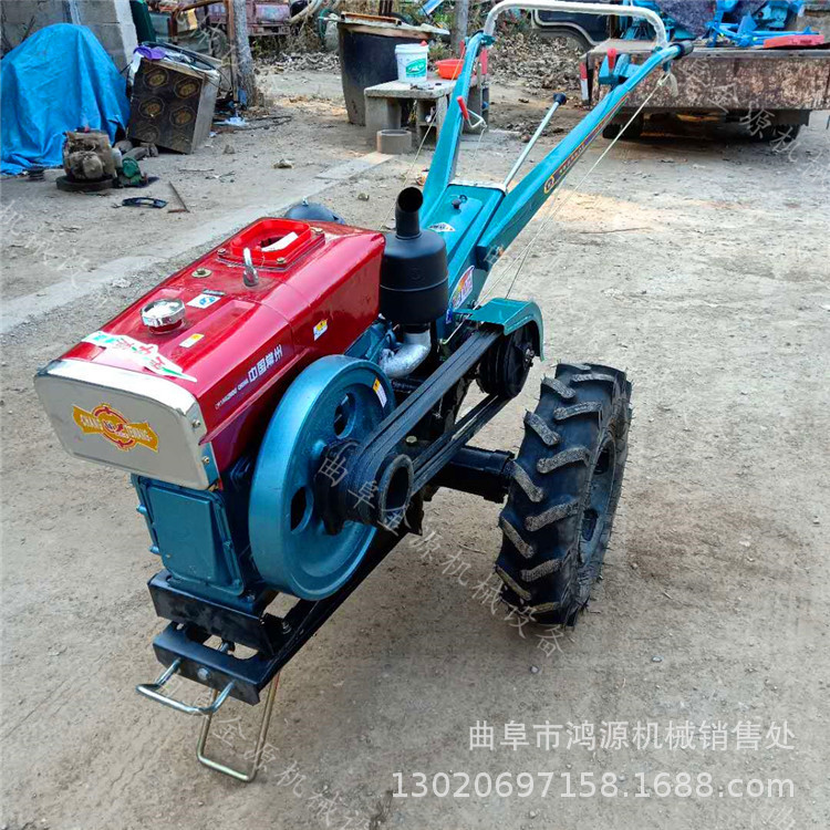 大马力手扶旋耕机 柴油电启动手扶拖拉机 12马力手扶拖拉机旋耕机
